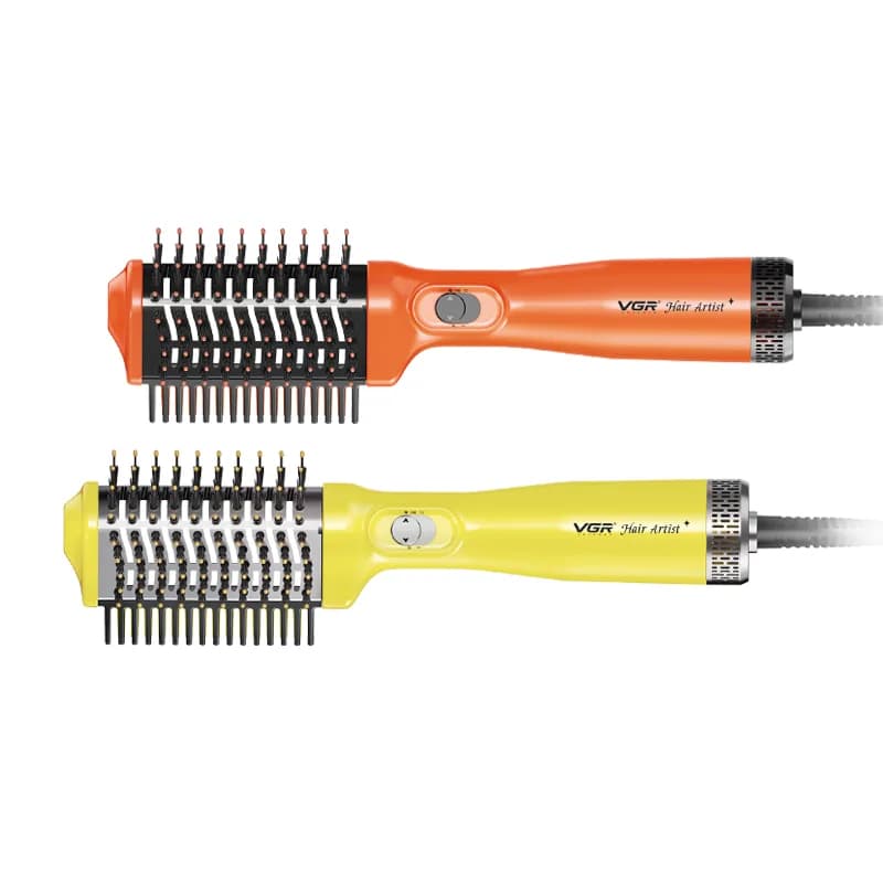 Фен расческа для волос VGR V-497 Professional Hot Air Brush, 5 режимов, Холодный воздух